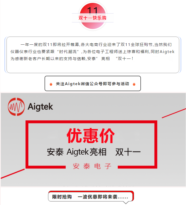 【鉅惠來襲】Aigtek功率放大器低價搶購！